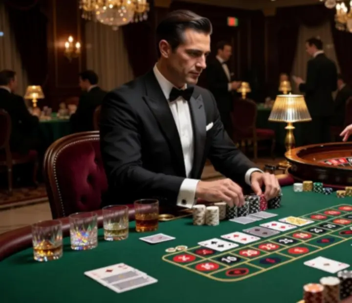 Profesjonalne stoły do pokera, ruletki i blackjacka przygotowane na elegancki event